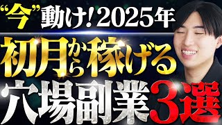 【2025年必ず流行る】初心者でも在宅で初月5万以上稼げる穴場副業3選【今動けば勝てる！】 [upl. by Ahsyat323]