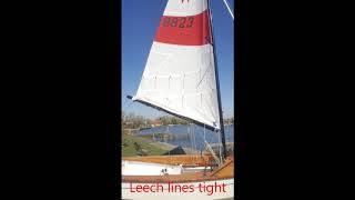 Mainsail reefing [upl. by Leonor920]