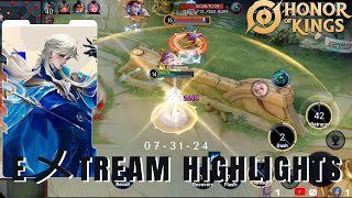 HONOR OF KINGS  EメTREAM HIGHLIGHTS 073124 [upl. by Esidnac]