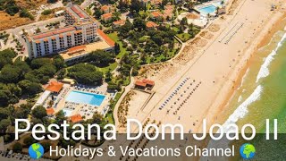 PESTANA DOM JOAO II HOTEL in Alvor a video tour [upl. by Nosnej]