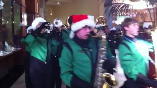 MCHS Marching Band helps Santa [upl. by Aitselec]