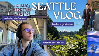 72 HOURS IN SEATTLE 🌲 Graduations Concerts and Exploring the City  Weekly Vlog [upl. by Loria]