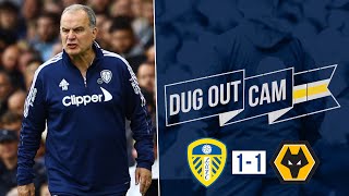 HUGE celebrations from Bielsa as Rodrigo scores late penalty  Dugout Cam  Leeds United 11 Wolves [upl. by Andrel]