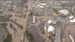 Raw Aerial Footage of Calgary Alberta Flooding  June 21 2013 [upl. by Atteras]