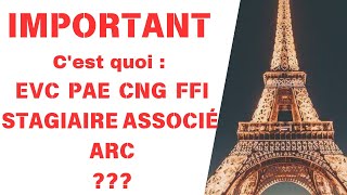 EVC FFI PADHUE ARC Stagiaire Associé CNG PAE  Statuts Médicaux en France Salaires et infos [upl. by Atillertse]