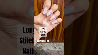 Long♥️ Stiletto⚡️Nail💋 Extensions✨Fake Nails Easy Application LongStay Beautiful Trendy [upl. by Diba169]