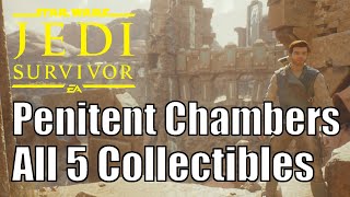 Penitent Chambers 100 All Collectibles  Star Wars Jedi Survivor [upl. by Pickford]