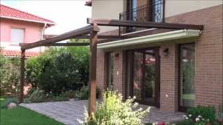 Aluminium pergola by PERGOLUX in HD [upl. by Shepard]