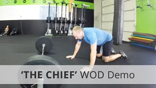 quotTHE CHIEFquot CrossFit WOD  218 Rx [upl. by Phonsa]