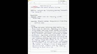 Aim To prepare and submit Atropine eye drops experiment pharmacy industrialpharmacy handwritten [upl. by Zaccaria]