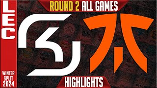 SK vs FNC Highlights ALL GAMES  LEC Winter 2024 Playoffs Lower Round 2  SK Gaming vs Fnatic [upl. by Krista340]