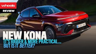 BIGGER but better 2023 Hyundai Kona review 16T  Wheels Australia [upl. by Clare]