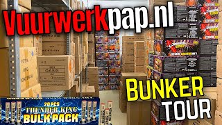 Bunker tour bij Vuurwerk Pap  2023 [upl. by Christabel39]