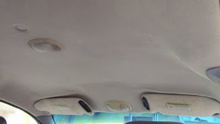 Reupholstering a Headliner Auto Upholstery [upl. by Rebel252]