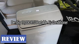 Denbig 15000 BTU Portable Air Conditioner Review  Amazing Product For A Portable AC [upl. by Eilyk]