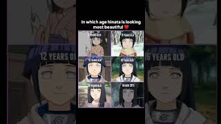 At Which Age Hinata is Looking Most Beautiful ❤ hinta viralvideo viralshort [upl. by Heyward]