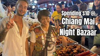 BEST Night Market in Chiang Mai Thailand [upl. by Astor687]