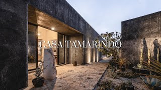 Modern Hacienda Multiple Courtyard Designed Around Tamarind Tree [upl. by Kciderf]