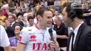 Da RaiSport una toccante intervista a Jack Sintini Mvp del match [upl. by Haibot611]