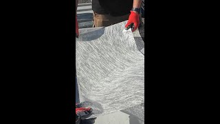 Torch down Felt BUR Roof Waterproofing Demo shorts [upl. by Oriole]