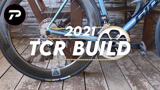 2021 Giant TCR Adv SL Disc Build log Frame Review and Tolerances [upl. by Eedna]