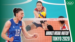 🇰🇷🆚🇷🇸 Womens Volleyball Bronze Medal Match 🏐🥉 Tokyo 2020 [upl. by Nojid]