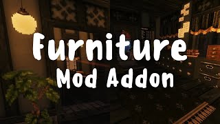 20 Furniture Mod Addon for Minecraft l McpePe l 121 and How To Fix Error Not Showing Mod Addons [upl. by Artap]