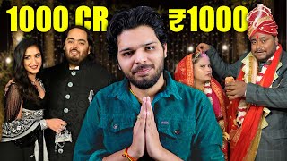 MOST EXPENSIVE VS MOST AFFORDABLE WEDDING OF THE YEAR  ANANT AMBANI VS RAJA VLOGS [upl. by Hacker]