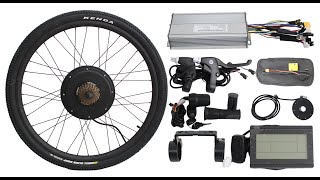 Hallomotor Ebike Conversion kit assembly installation video [upl. by Yrrehs]