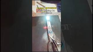 Laser Marking On SS Scissors laser lasermarkingmachine engravingmachine [upl. by Belayneh275]