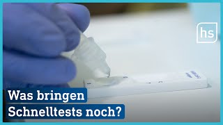 Omikron Welche Aussagekraft haben Schnelltests noch  hessenschau [upl. by Vasyuta]