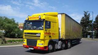 Lorry pushes car down motorway at 60mph [upl. by Vogele]