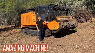 Knocking out a 50 acre mulching job PRIMETECH PT300 [upl. by Annatnas671]