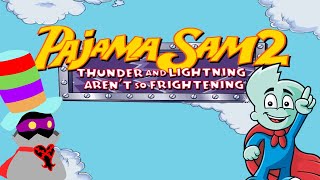 Pajama Sam 2 Thunder and Lightning Arent So Frightening Full Playthrough  Regular Pat Stream [upl. by Llerrahs]