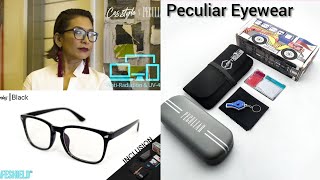 Peculiar Eyewear honest review unboxing  Anti radiation glasses in shopee Legit eyeglassesreviews [upl. by Hatokad428]