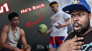 Shocking Reaction to Kristopher London Epic 1v1 Basketball Comeback [upl. by Latterll]