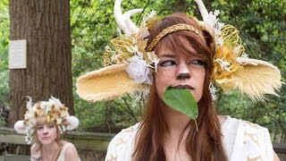 DIY FairyFawn Headdress for Renn Fest [upl. by Salchunas629]