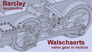 Walschaerts Valve Gear in Motion [upl. by Goltz]