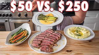 50 Steakhouse Dinner Vs 250 Steakhouse Dinner  But Cheaper [upl. by Ahsauqal]