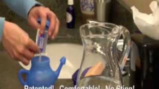 How to use NeilMed Sinus Rinse amp Neti Pot [upl. by Ecirtnas]