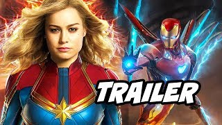 Captain Marvel Teaser  Iron Man Avengers Scene Easter Egg Breakdown [upl. by Etam]