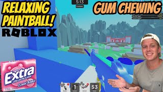 ASMR Gaming Roblox  Relaxing BIG Paintball Game  Gum Chewing amp Whispering [upl. by Nichola]