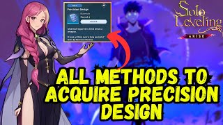 Max your WEAPONS FAST get more Precision design Solo Leveling Arise [upl. by Nymrak]