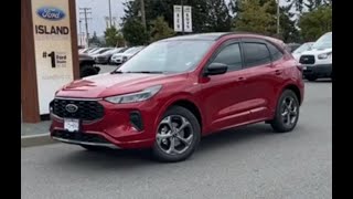 2023 Ford Escape St Line  Moonroof Mav AWD Review  Island Ford [upl. by Acirahs]