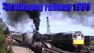 Strathspey railway Aviemore 1991 [upl. by Kayla]