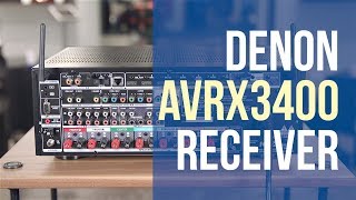 Denon Receiver AVR X3400H Overview [upl. by Charpentier855]