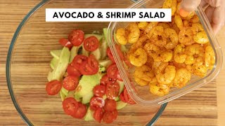 Erstaunlicher AvocadoGarnelenSalat mit unvergesslichem Geschmack 🍤🥑  schnell und lecker [upl. by Buke]