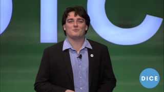 Oculus VRs Palmer Luckey  quotVirtual Reality The Road Aheadquot  DICE 2014 Summit [upl. by Ttreve]