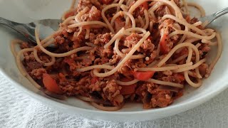 Pork and Parma Ham Spag Bowl [upl. by Pasho]