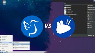 XFCE vs LXQt  Lightweight Linux Desktop Environments [upl. by Accemahs]